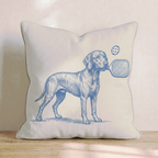 Vizsla Pickleball Throw Pillow - Hillcroft Home