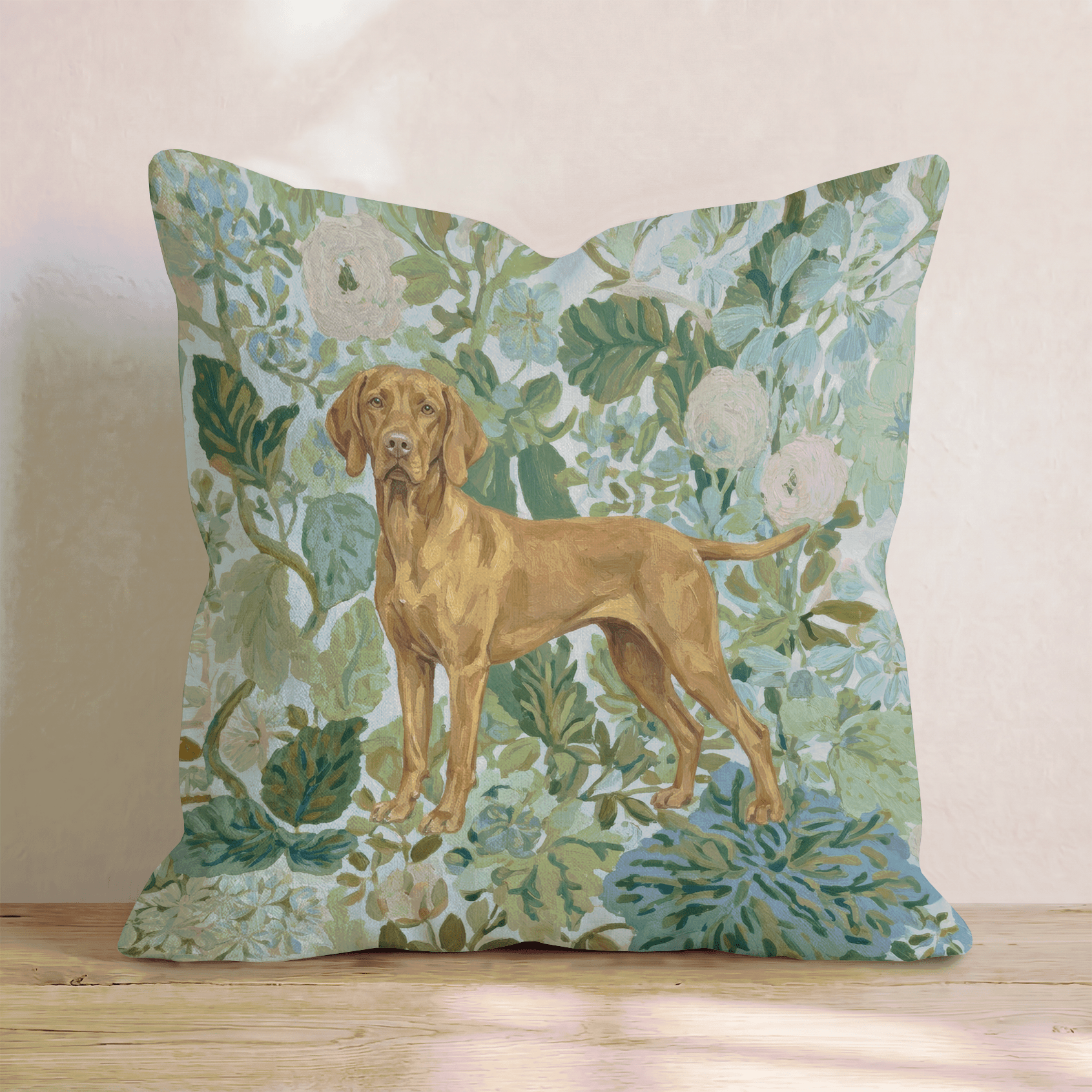 Vizsla Power Throw Pillow - Hillcroft Home