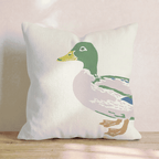 Waddling By Throw Pillow - Hillcroft Home