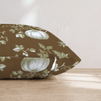 Walnut Pumpkin Toile Throw Pillow - Hillcroft Home