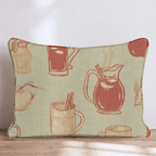 Warm Mulled Cider Throw Pillow - Hillcroft Home