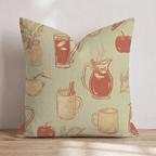 Warm Mulled Cider Throw Pillow - Hillcroft Home