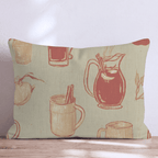 Warm Mulled Cider Throw Pillow - Hillcroft Home