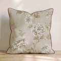 Warm Peony Vine Throw Pillow throw pillow - Hillcroft Home