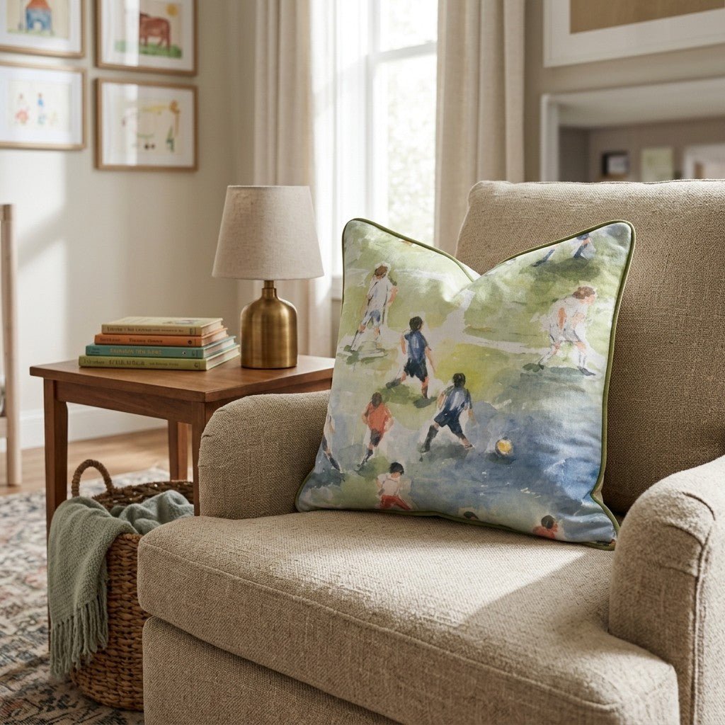 Warm Ups Throw Pillow - Hillcroft Home