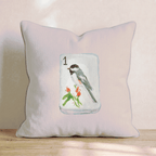 Watercolor Bam Bird Throw Pillow - Hillcroft Home