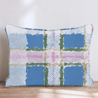 Watercolor Bliss Tartan Throw Pillow - Hillcroft Home