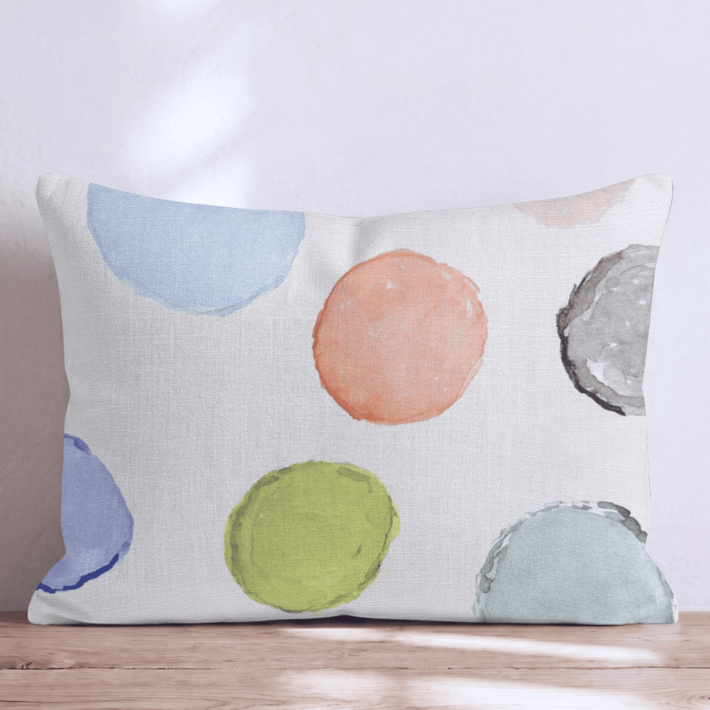 Watercolor Dot Confetti Throw Pillow - Hillcroft Home
