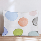 Watercolor Dot Confetti Throw Pillow - Hillcroft Home