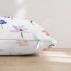 Watercolor Garden Throw Pillow - Hillcroft Home