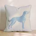 Watercolor Lab Throw Pillow - Hillcroft Home