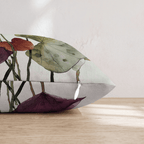 Watercolor Lily Pads Throw Pillow - Hillcroft Home