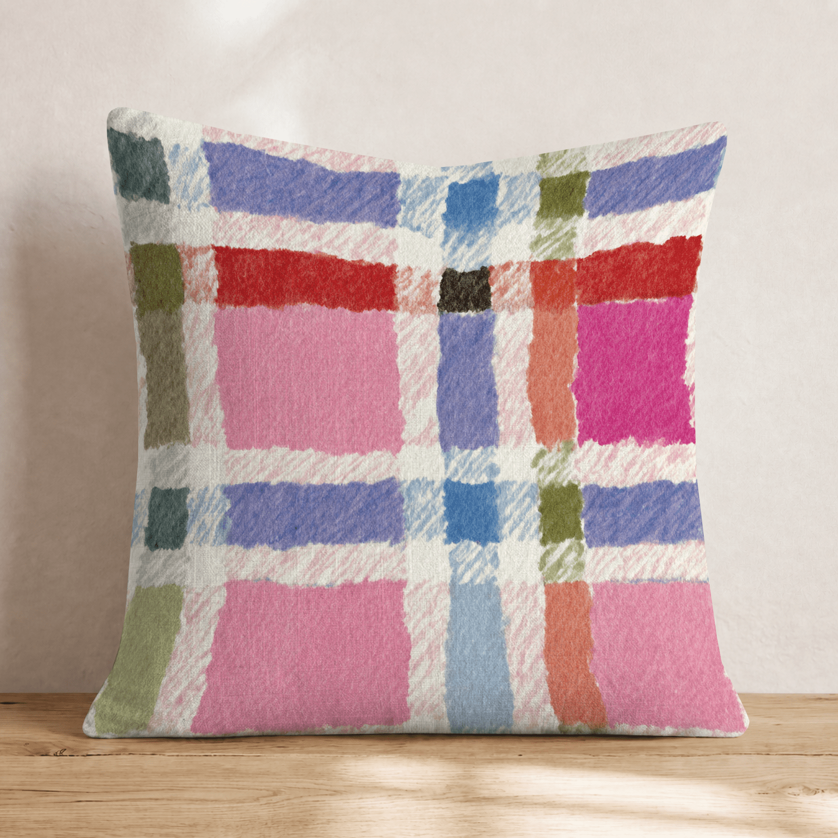 Watercolor Pad Throw Pillow - Hillcroft Home