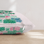 Watercolor Shell Tree Throw Pillow - Hillcroft Home