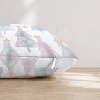 Watercolor Star Trees Throw Pillow - Hillcroft Home