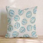 Watercolor Volleyball Throw Pillow - Hillcroft Home