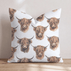 Watercolor Whiskers Throw Pillow - Hillcroft Home