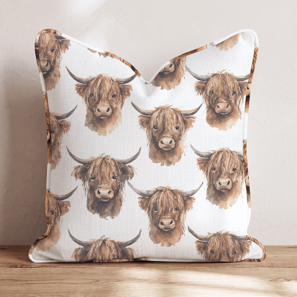 Watercolor Whiskers Throw Pillow - Hillcroft Home