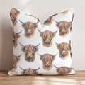Watercolor Whiskers Throw Pillow - Hillcroft Home