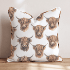 Watercolor Whiskers Throw Pillow - Hillcroft Home
