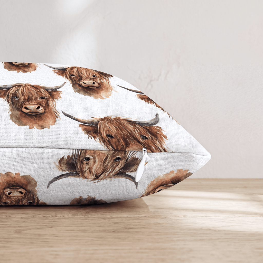 Watercolor Whiskers Throw Pillow - Hillcroft Home