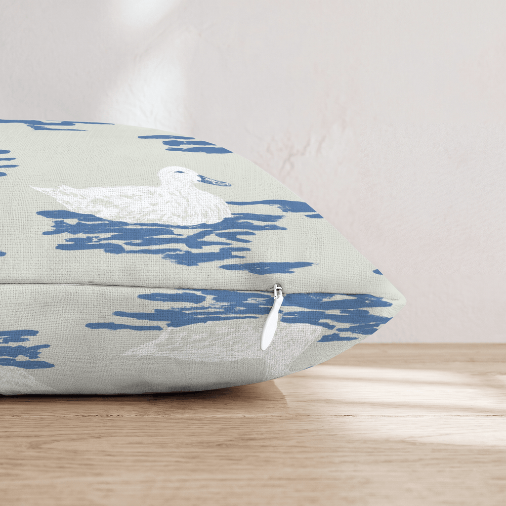 Waterfowls Throw Pillow - Hillcroft Home