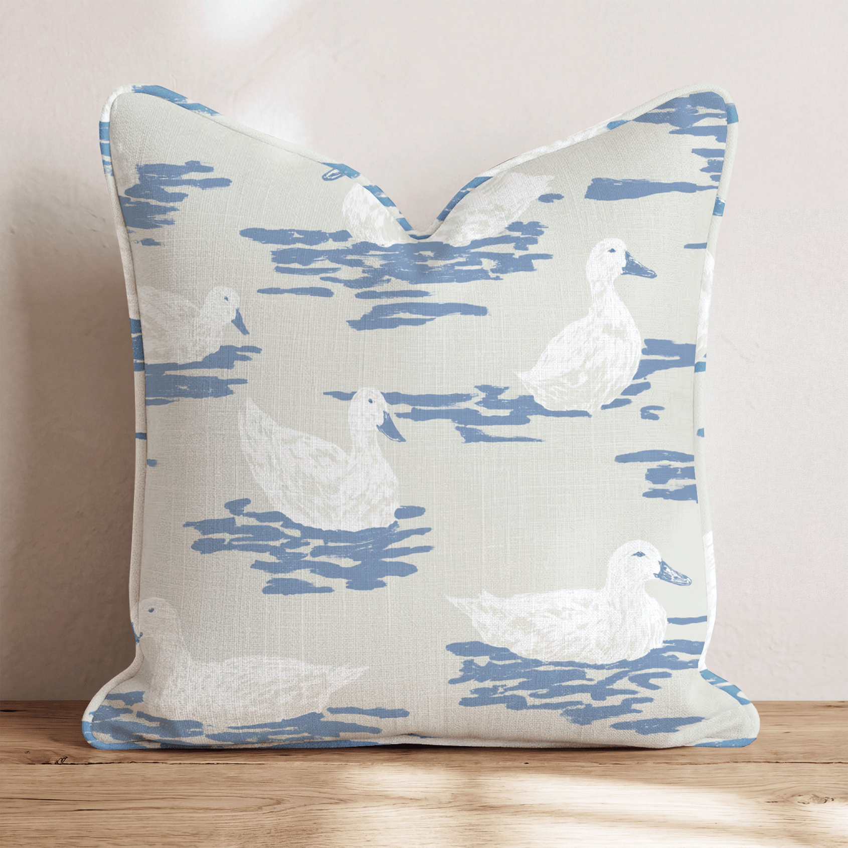 Waterfowls Throw Pillow - Hillcroft Home