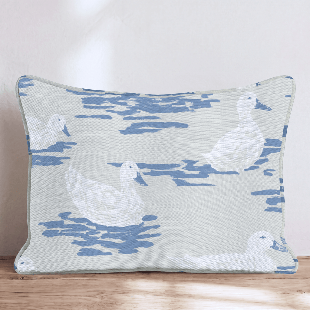 Waterfowls Throw Pillow - Hillcroft Home