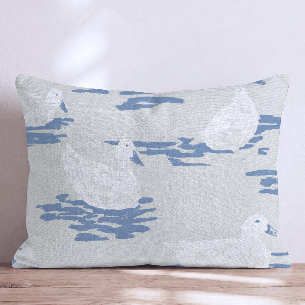 Waterfowls Throw Pillow - Hillcroft Home
