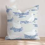 Waterfowls Throw Pillow - Hillcroft Home