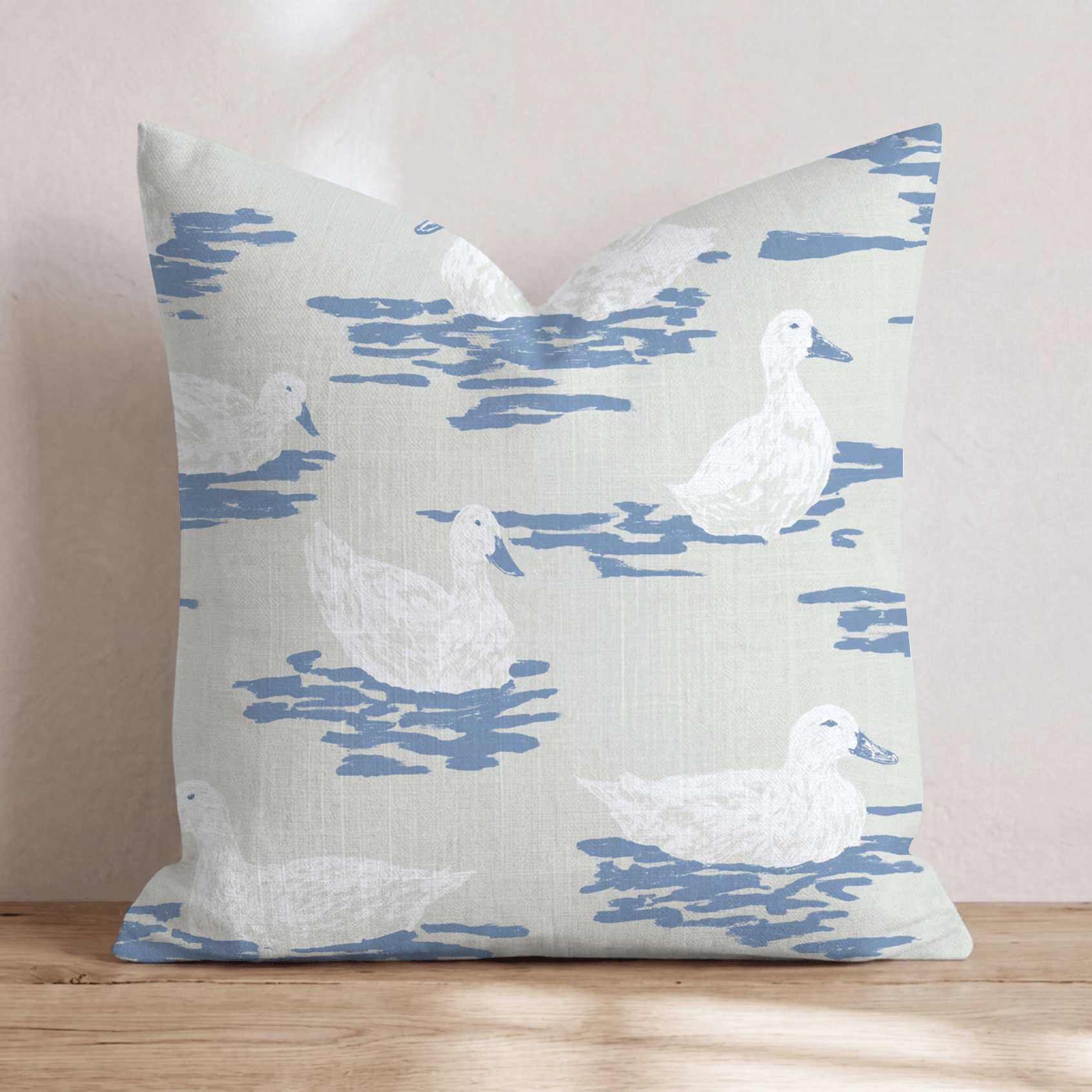Waterfowls Throw Pillow - Hillcroft Home