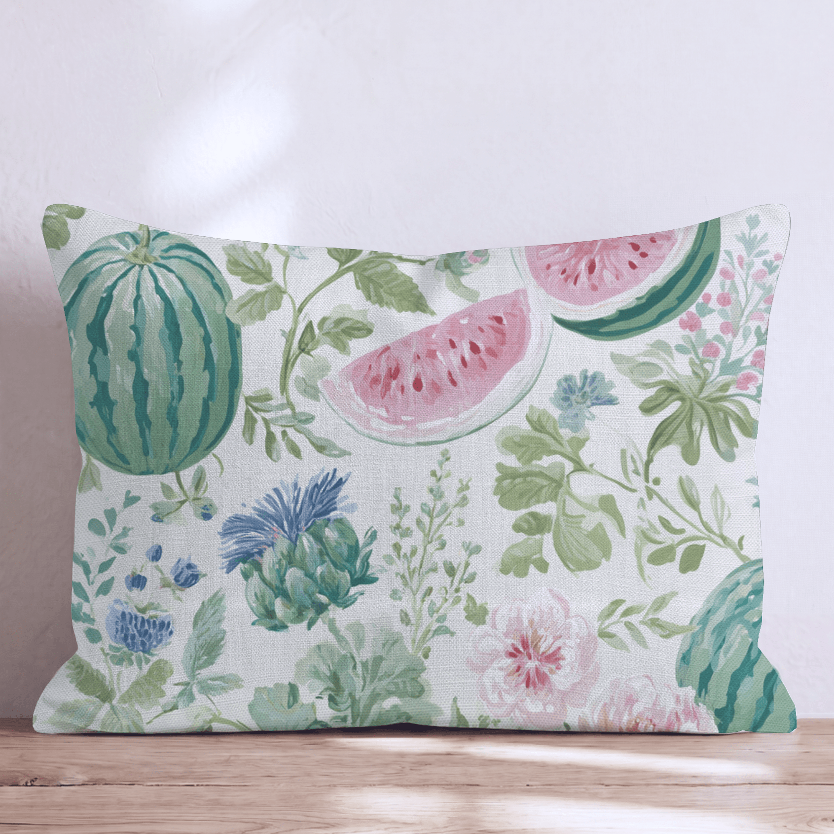 Watermelon Haven Throw Pillow - Hillcroft Home