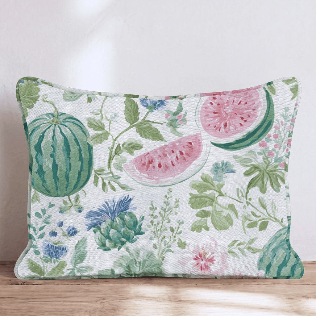 Watermelon Haven Throw Pillow - Hillcroft Home