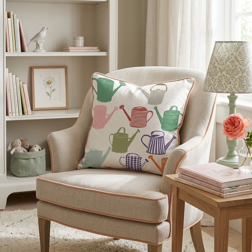 Waterpails Throw Pillow - Hillcroft Home
