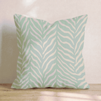 Wavy Zebra Stripes Throw Pillow - Hillcroft Home