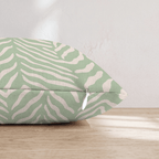 Wavy Zebra Stripes Throw Pillow - Hillcroft Home
