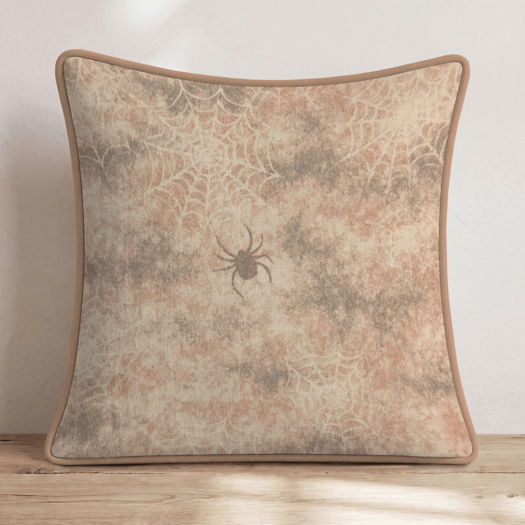 Web She Goes Throw Pillow - Hillcroft Home