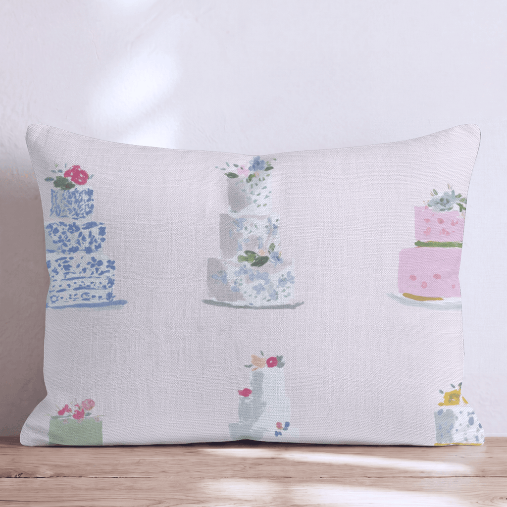 Wedding Cakes Throw Pillow - Hillcroft Home