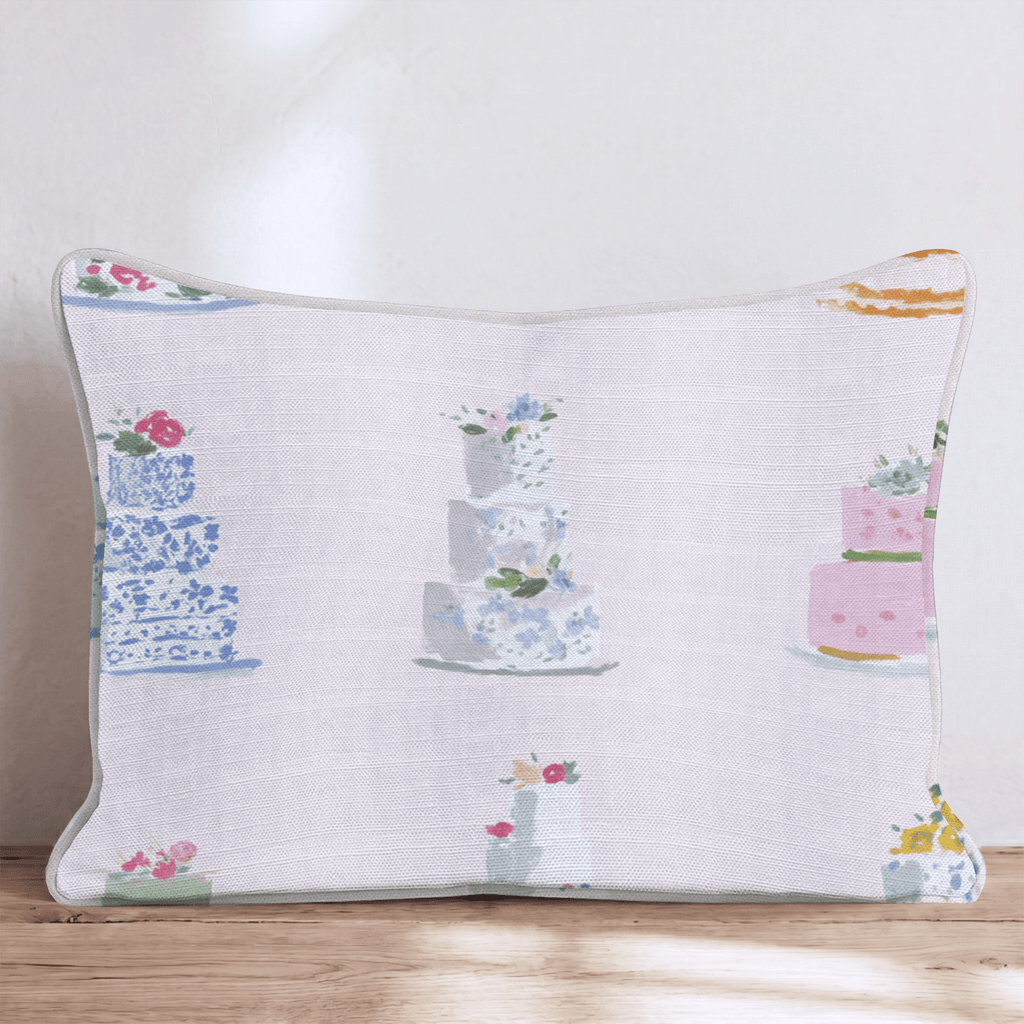 Wedding Cakes Throw Pillow - Hillcroft Home
