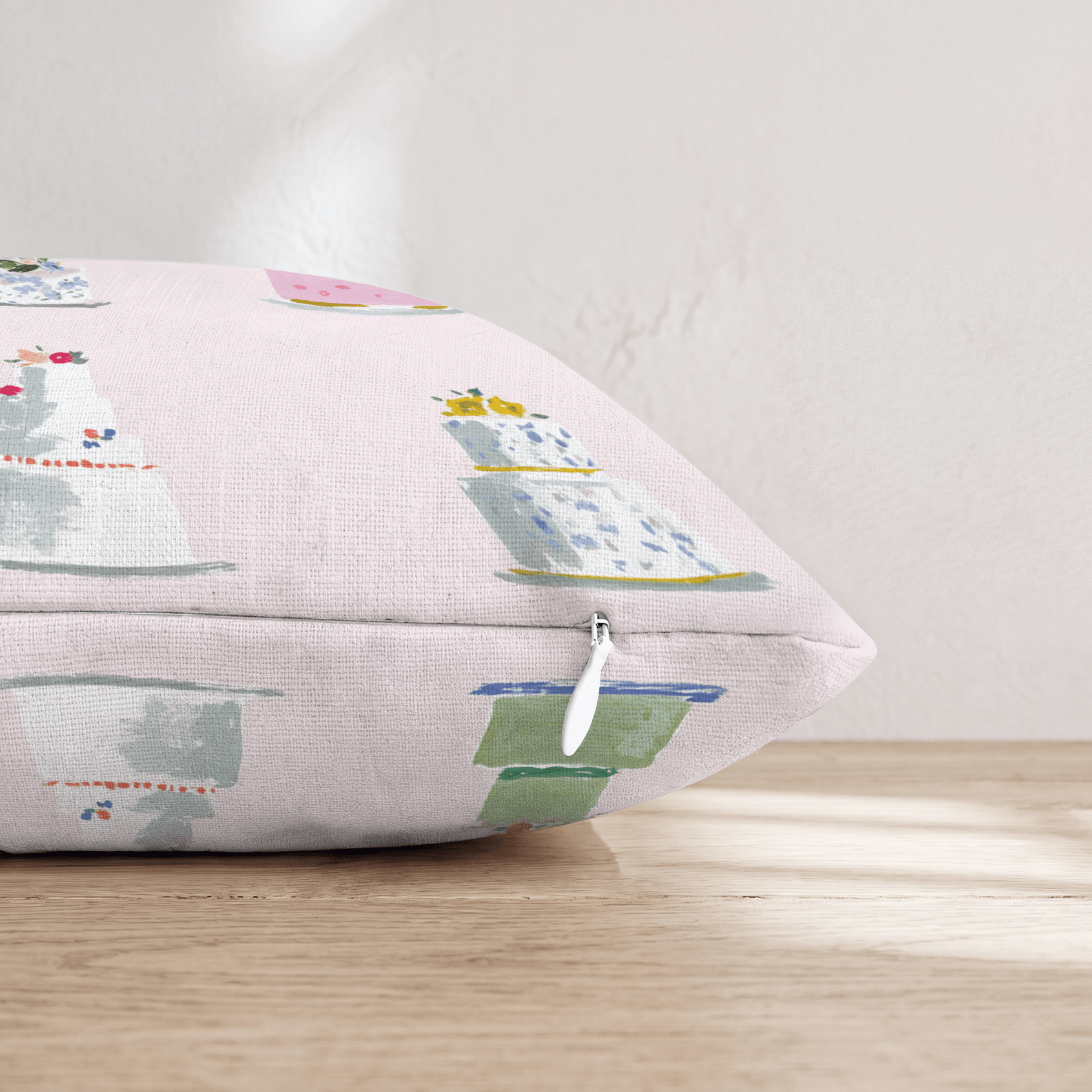 Wedding Cakes Throw Pillow - Hillcroft Home