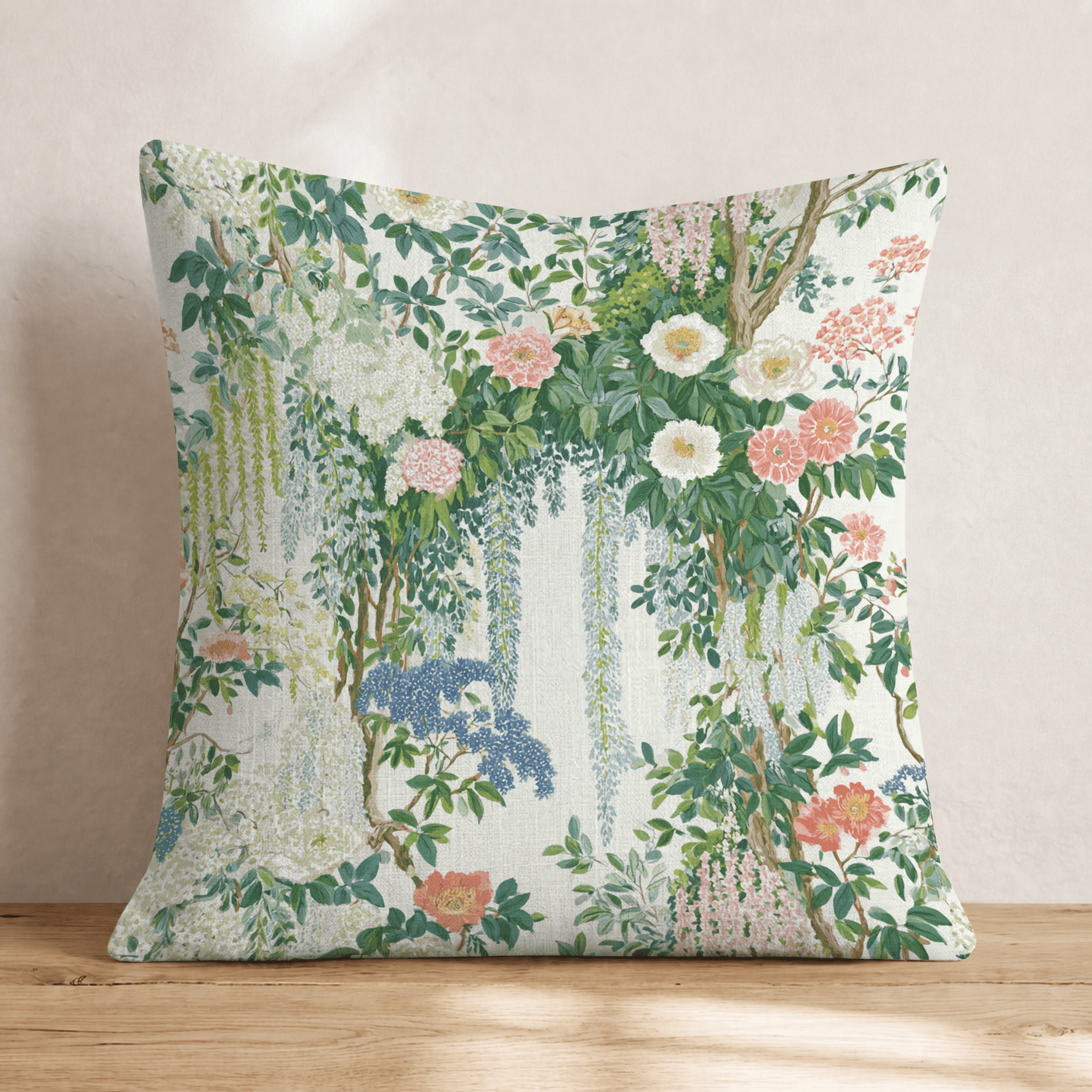 Wedding Garland Throw Pillow - Hillcroft Home