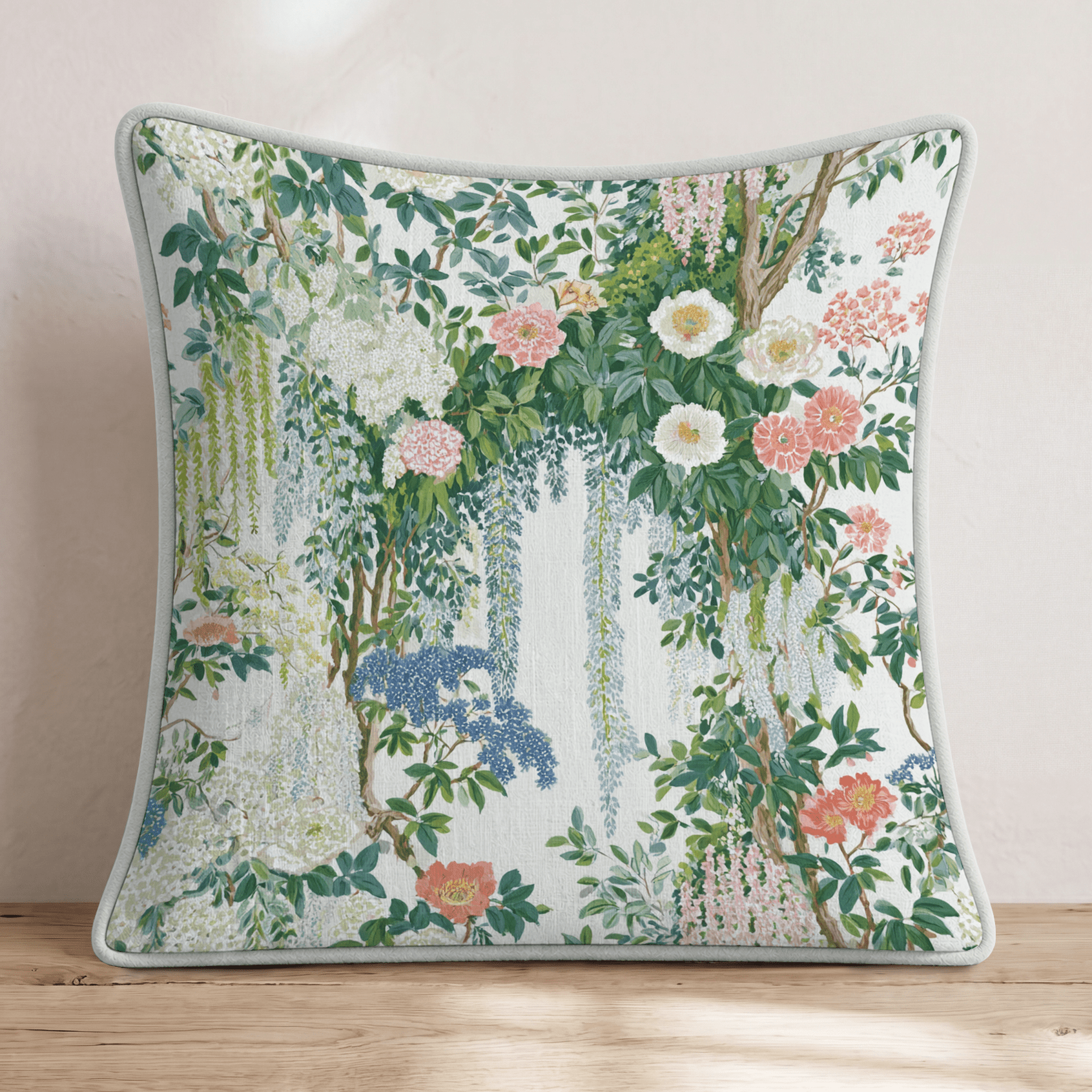 Wedding Garland Throw Pillow - Hillcroft Home