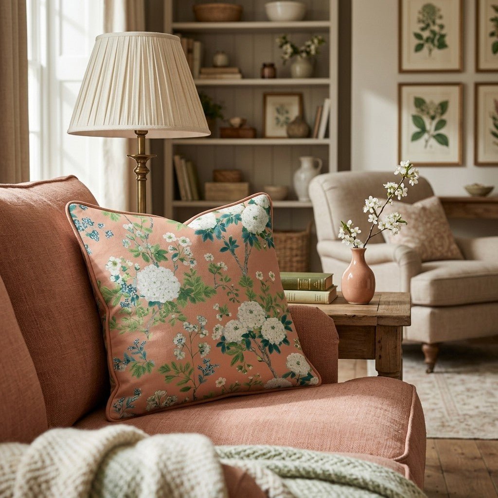 Wedding Wildflowers Throw Pillow - Hillcroft Home