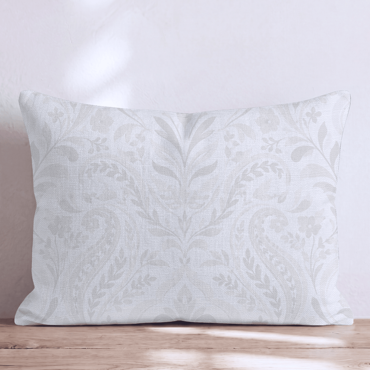 Wedgewood Vine Ivory Throw Pillow throw pillow - Hillcroft Home