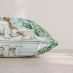 Welcome Home Cavalier King Charles Spaniel Throw Pillow throw pillow - Hillcroft Home