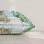 Welcome Home French Bulldog Throw Pillow throw pillow - Hillcroft Home