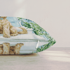 Welcome Home Goldendoodles Throw Pillow throw pillow - Hillcroft Home