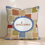 welcome Throw Pillow - Hillcroft Home