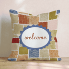 welcome Throw Pillow - Hillcroft Home