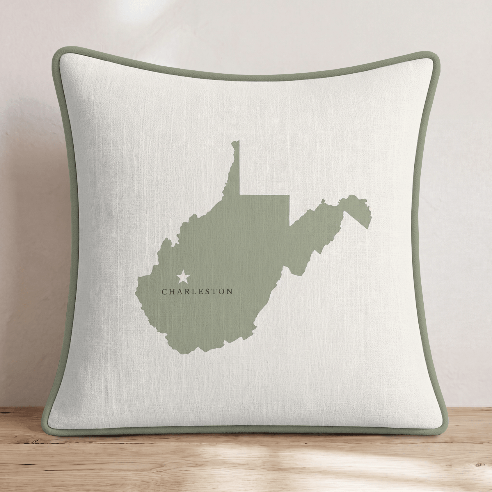 West Virginia State Capital Throw Pillow - Hillcroft Home